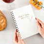 Personalised Recipe Book | Minimalist, thumbnail 3 of 10