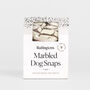 Yoghurt And Carob Marbled Snaps Dog Treats, thumbnail 1 of 6