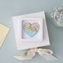 Personalised Miniature Map Heart 40th Birthday Gift, thumbnail 2 of 7