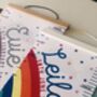 Personalised Rainbow And Stars Canvas Height Chart, thumbnail 5 of 6