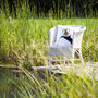Inky Puffin Outdoor Cushion For Garden Furniture, thumbnail 4 of 9