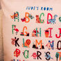 Personalised Alphabet Cushion For Kids Room Or Nursery, thumbnail 3 of 4