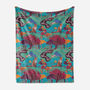 Woodland Animals Fleece Blanket, Fluffy Throw, thumbnail 5 of 9