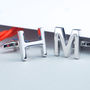 Personalised Modern Initial Letter Cufflinks, thumbnail 4 of 8