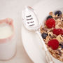 Silver Plated Vintage Cereal Spoon, thumbnail 2 of 3