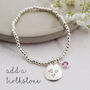 Personalised Mum Birthstone Bracelet For Mother's Day, thumbnail 3 of 7
