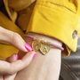 Personalised Gold Plated Hearts Friendship Bracelet, thumbnail 1 of 7