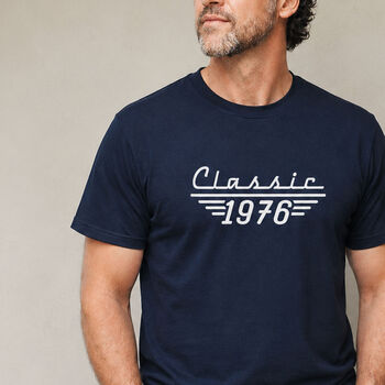 Personalised Birth Year T Shirt – Classic Car Birthday Gift For Men, 2 of 4