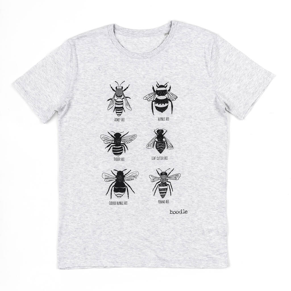 Organic Mens Bee Tee By boodle