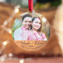 Personalised First Christmas Married Photo Bauble, thumbnail 3 of 5