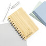 Personalised Bamboo And Stone Paper Notebook, thumbnail 1 of 6