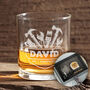 Number One Handyman Whiskey Glass And Tape Measure Gift Set, thumbnail 1 of 6