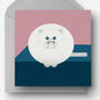 Persian Cat Greetings Card, thumbnail 1 of 5