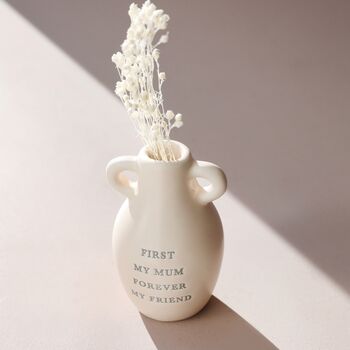 Small Ceramic Mum Bud Vase, 3 of 4