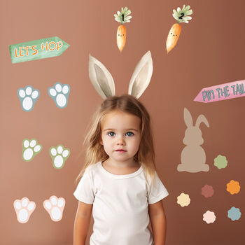 Easter Hunt Pathway Wall Sticker Set, 2 of 6