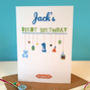 1st Birthday Personalised Card Girl Or Boy, thumbnail 5 of 6