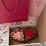 Valentines Sharing Brownie Hearts X Two Letterbox Gift, thumbnail 2 of 2