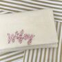 Wifey Sequin Wedding Day Bridal Clutch, thumbnail 4 of 7