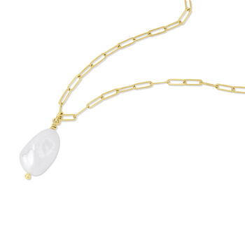 Gold Keshi Pearl Necklace, 4 of 4