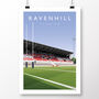 Ravenhill Stadium Ulster Rugby Poster, thumbnail 2 of 7