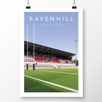 Ravenhill Stadium Ulster Rugby Poster, 2 of 7