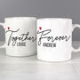 Personalised Together Forever Mug Set, thumbnail 5 of 5