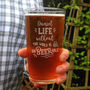 Personalised Un Beer Able Pint Glass Gift Boxed, thumbnail 3 of 4