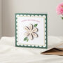Personalised Wooden Flower Mother's Day Keepsake Card, thumbnail 2 of 2
