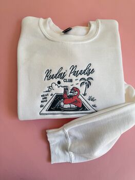 Paradise Readers Book Club Embroidered Sweatshirt, 3 of 4