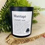 Personalised Wedding Day Definition Candle, thumbnail 4 of 11