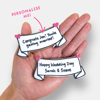 Personalised Wedding Date Letterbox Cookies, 2 of 9