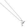 Sterling Silver Necklace With Dolphin Charm, thumbnail 1 of 4