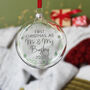 First Christmas As Mr And Mrs Snowflake Bauble, thumbnail 11 of 11