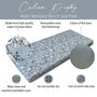 Blossom Duck Egg Water Resistant Garden Bench Seat Pad, thumbnail 2 of 3