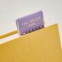 Personalised Hand Stitched Leather Bookmark, thumbnail 5 of 7