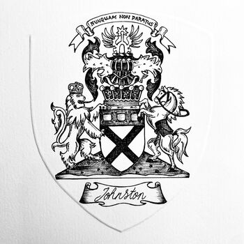 Personalised Family Coat Of Arms Original Illustration, 3 of 6