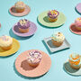 Blue And Rainbow Cupcakes Box By Lola's Cupcakes, thumbnail 1 of 7