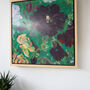 Framed 'Deep Summer' Floral Painting, thumbnail 2 of 4