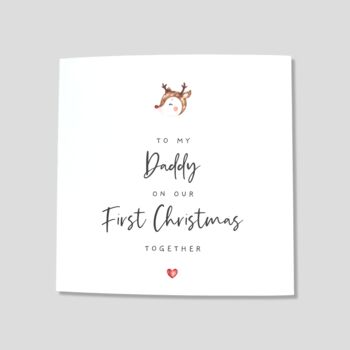 1st Christmas Card For Daddy, 3 of 3
