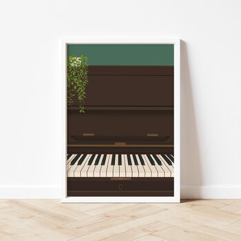 Piano Keys Print | Instrument Music Poster, 8 of 9