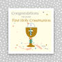 Congratulations On Your First Holy Communion Card, thumbnail 1 of 3