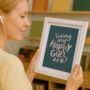 Living My Happy Girl Era Typography Print, thumbnail 1 of 5
