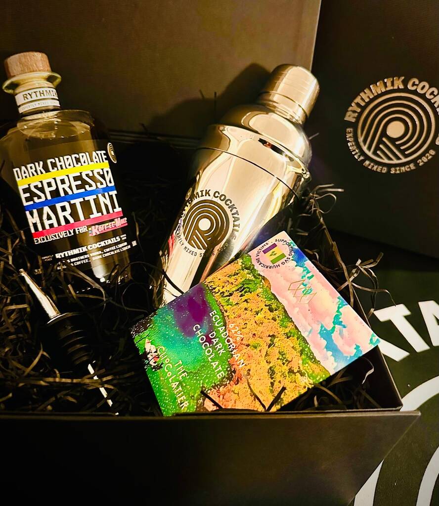 Dark Choc Espresso Martini And Chocolate Gift Set