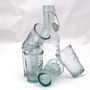 Recycled Glass Drink Set | Bottle /Carafe | Six Glasses, thumbnail 3 of 9