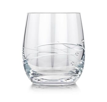 Personalised Diamante Whiskey Glass Tumbler, 2 of 5