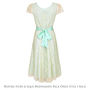 Bespoke Lace Bridesmaid Dresses In Ivory And Aqua, thumbnail 3 of 5