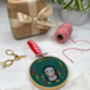 Penguin Fairy Lights Cross Stitch Kit, thumbnail 7 of 7