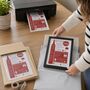 Personalised 60th Birthday Gift 'Big Ben' Print Of 1966, thumbnail 8 of 8