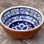 Blue And White Patterned Small Bowl, 11.5cm, thumbnail 1 of 3