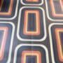 Retro Oblong Wallpaper Brown + Orange, thumbnail 3 of 4
